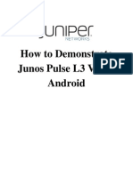 How To Demonstrate Junos Pulse L3 VPN - Android