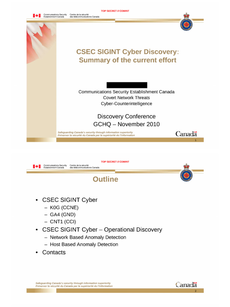 CSEC Cyber Counterintelligence Overview | PDF | Counterintelligence ...