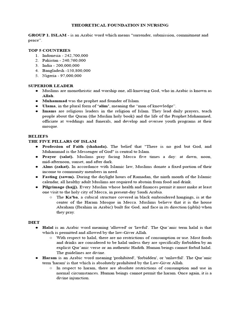 Key Concepts of Islam and Its Practices | PDF | Abrahamic Religions