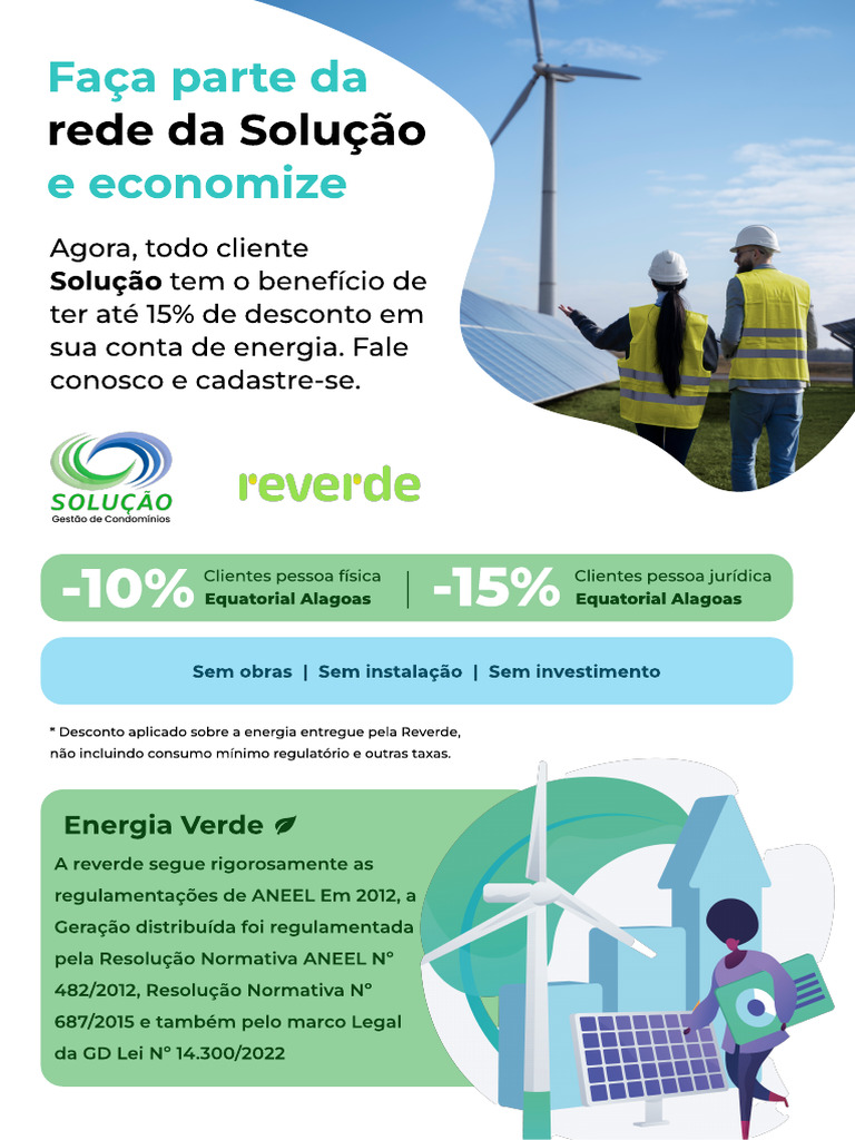 Descontos em Energia Solar Reverde | PDF