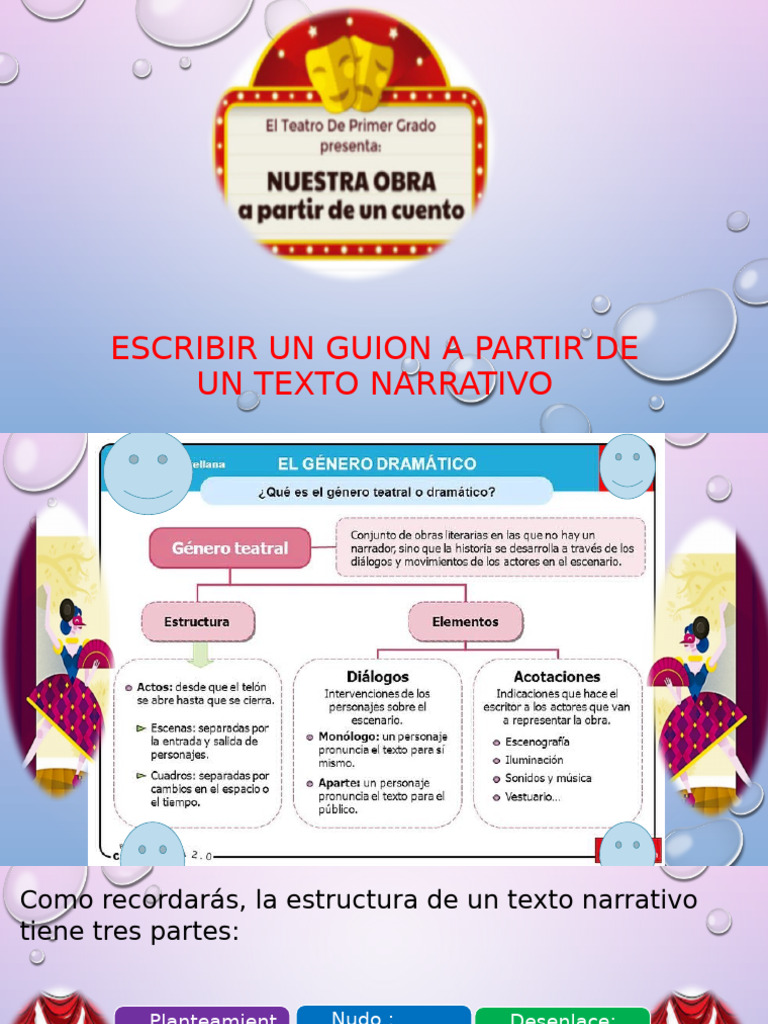 Escribir Un Guion A Partir de Un Texto | PDF | Artes del Lenguaje y ...