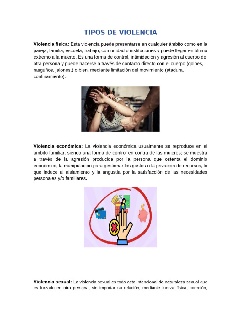 Violencia Económica en la Pareja | PDF | Violencia | Violencia sexual