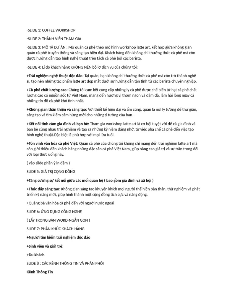 Trình Bày Slide | PDF