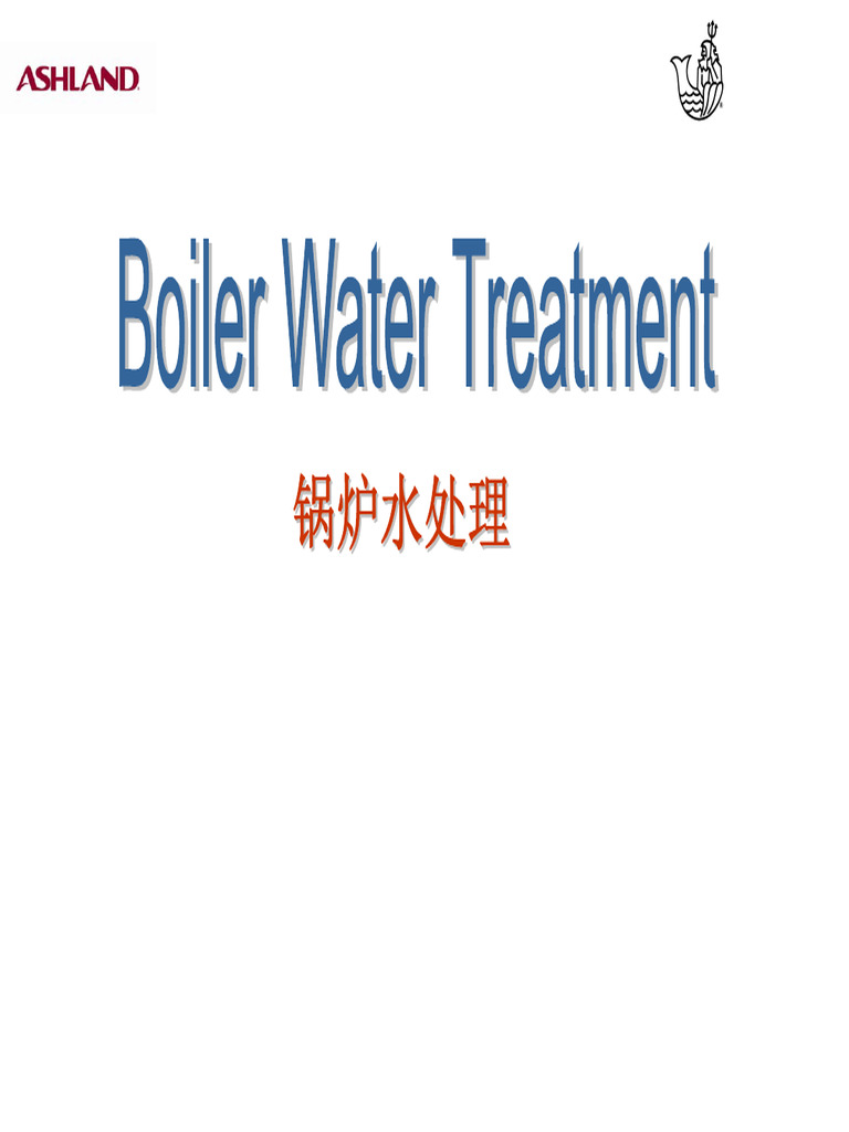 Boiler Water Treatment Overview | PDF | Corrosion | Magnesium