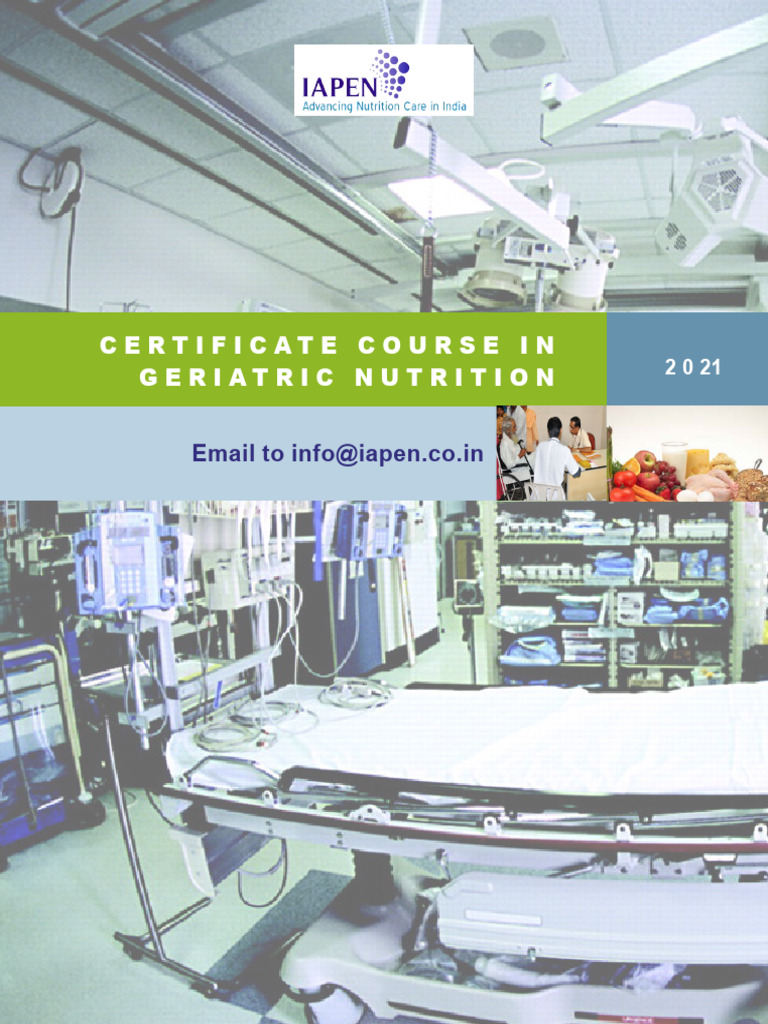 Geriatric Nutrition Certified Course PDF