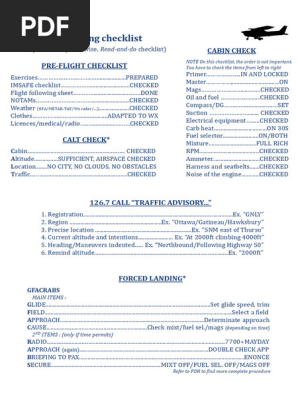 TRAINING CHECKLIST PDF