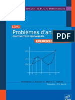 Problemes D Analyse 2