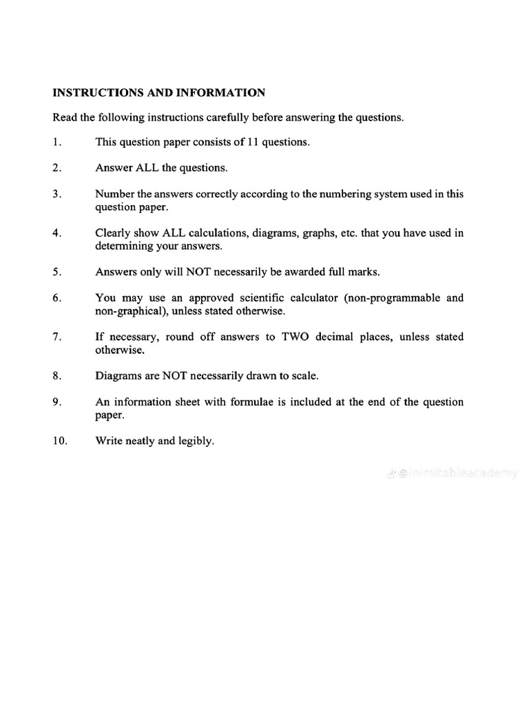 Maths P1 Practice Pdf