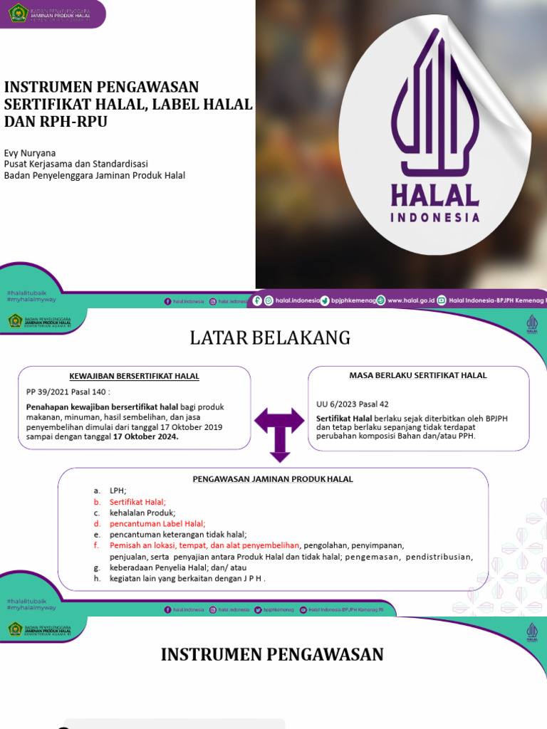 Pengawasan Sertifikat dan Label Halal | PDF