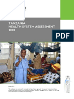 Tanzania Health System Assessment