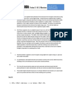 AP Bio - Section 3.1 and 3.2 - Page 145 and 154 Questions