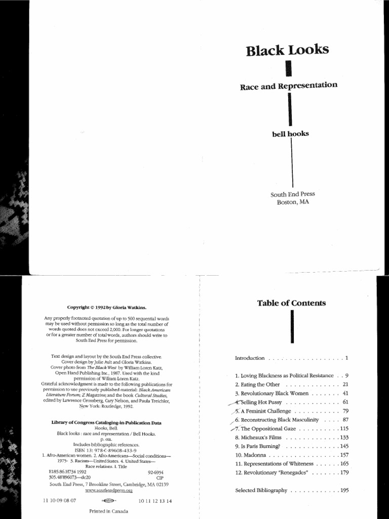 BELL HOOKS The Oppositional Gaze PDF