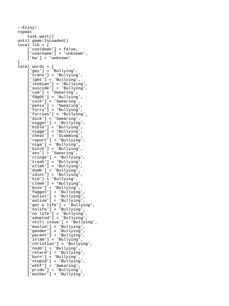 Roblox Auto-Report Script Guide | PDF | Games & Activities | Computers