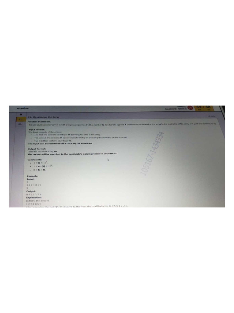 Accenture Coding | PDF