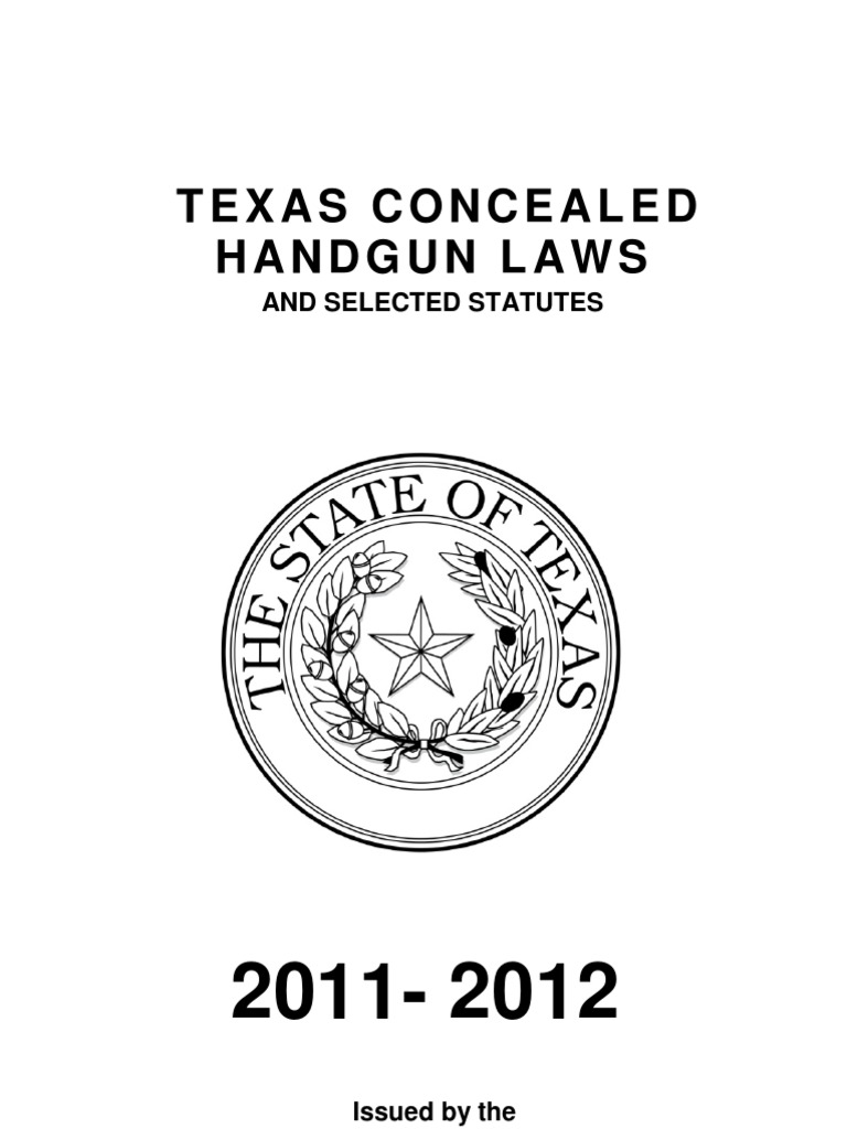 Concealed Handgun Laws | PDF | Concealed Carry In The United States ...
