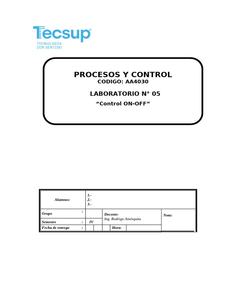 Controlador ON-OFF en Simulación LabView | PDF | Histéresis | Laboratorios