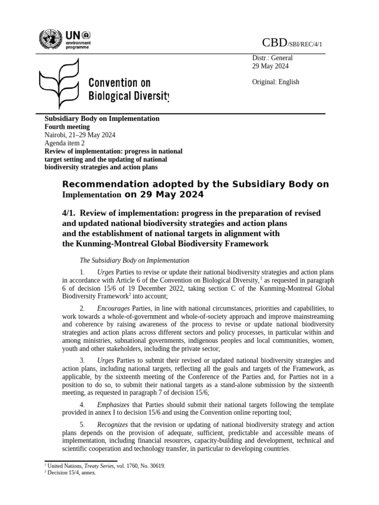8 - Review Implementation - Sbi 04 Rec 01 en | PDF