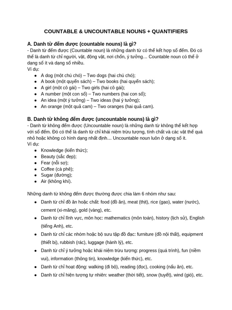 Countable And Uncountable Quantifiers Pdf