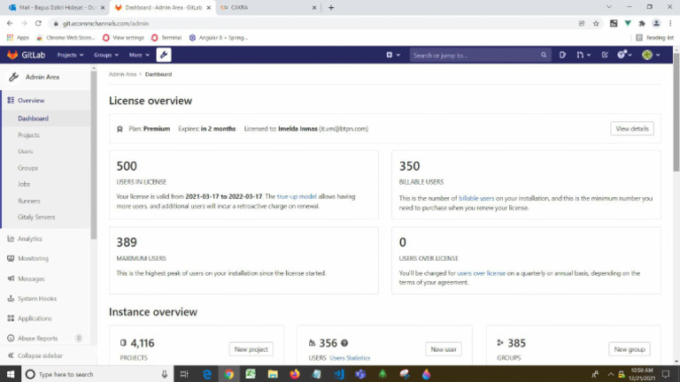 Gitlab Admin Area | PDF