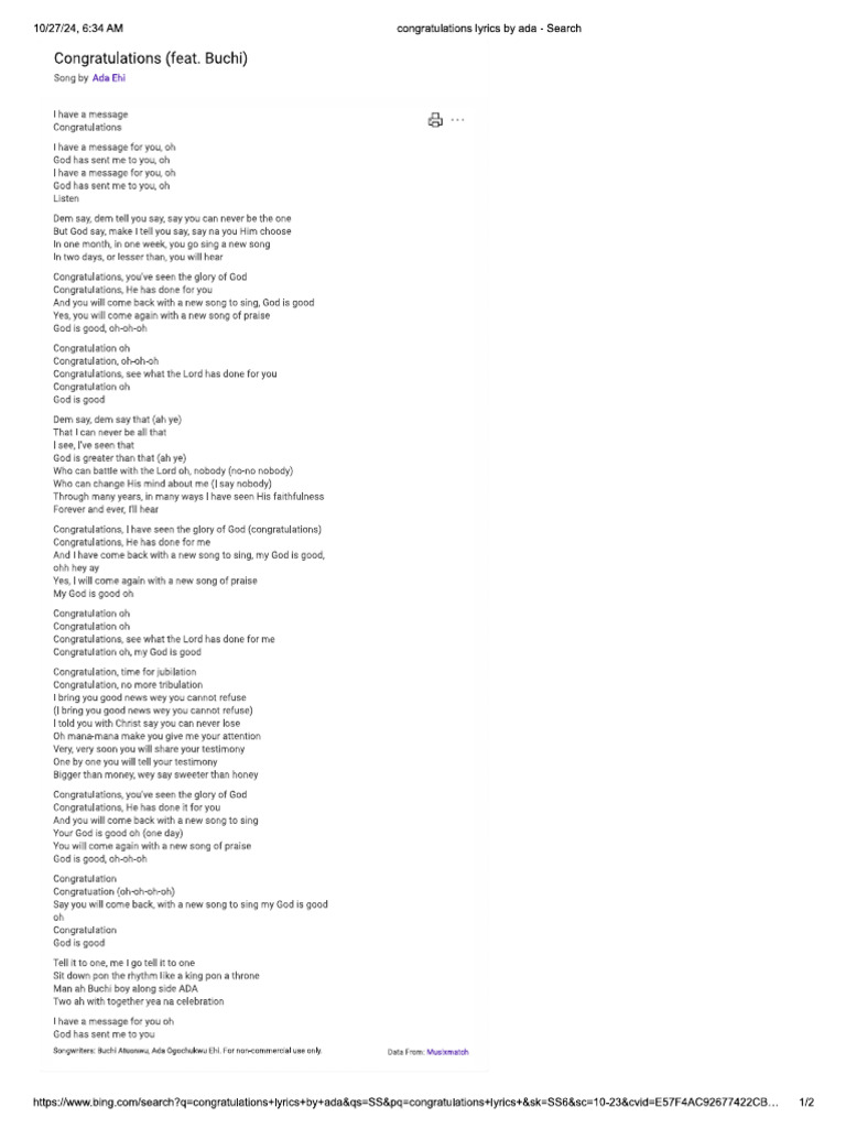 Congradulation | PDF