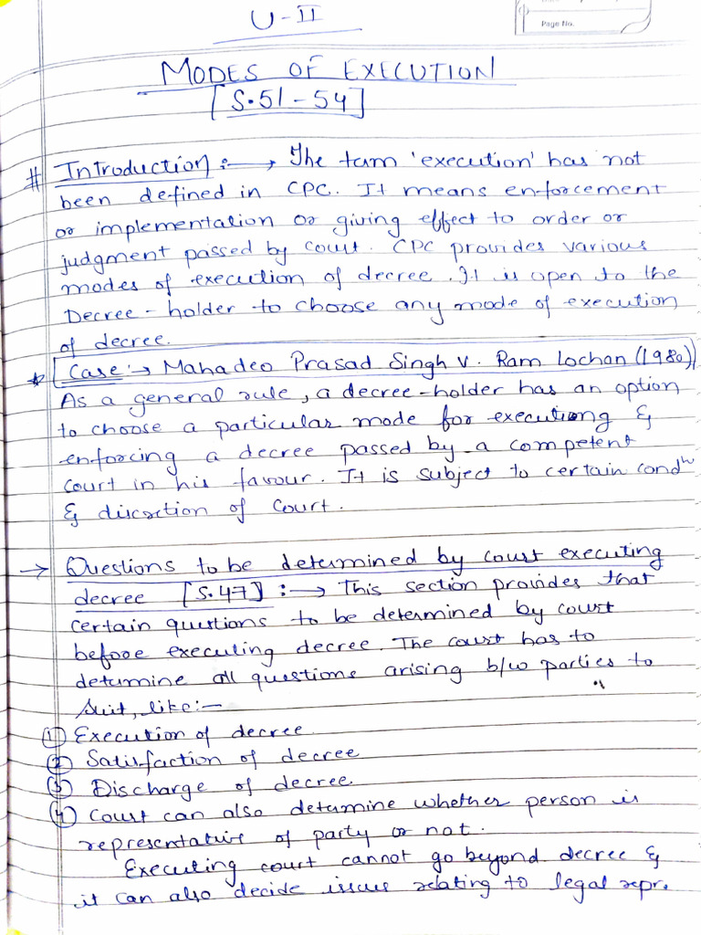 Modes of execution of decree s 51 54 pdf