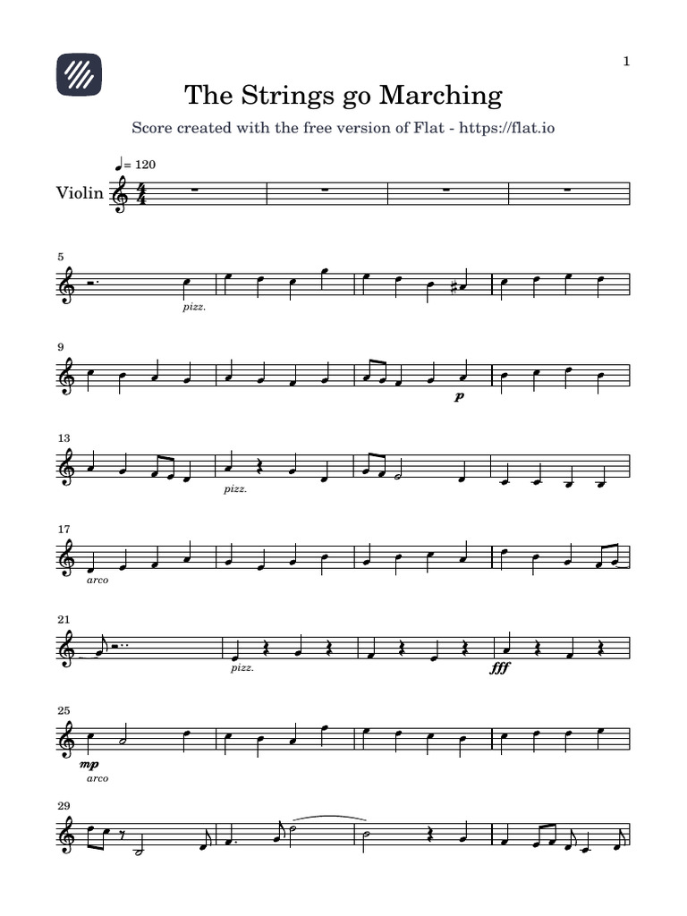 The Strings Go Marching - Midi | PDF