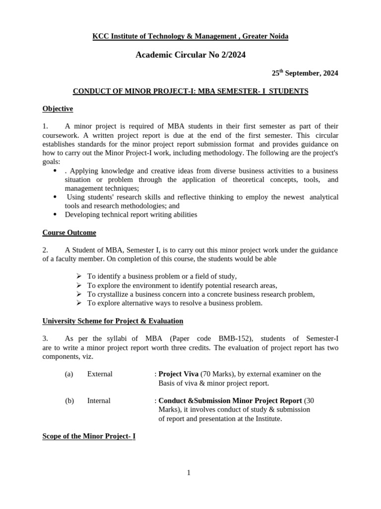Academic Circular No 2 of 2024 | PDF | Statistics | Data