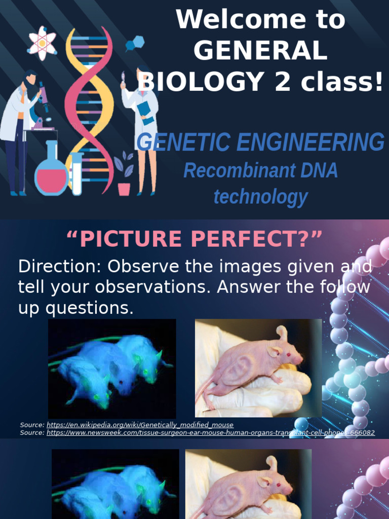 GB-2-LESSON-2 | PDF | Recombinant Dna | Genetic Engineering