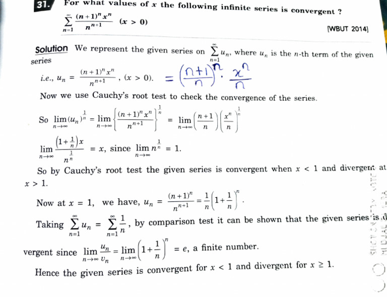Root Test 2 | PDF | Mathematical Analysis | Real Analysis