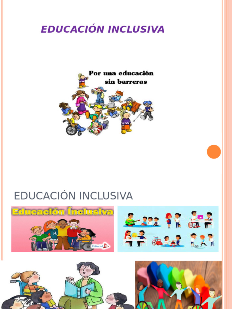 Educación Inclusiva | PDF | Inclusión (Educación) | Invalidez