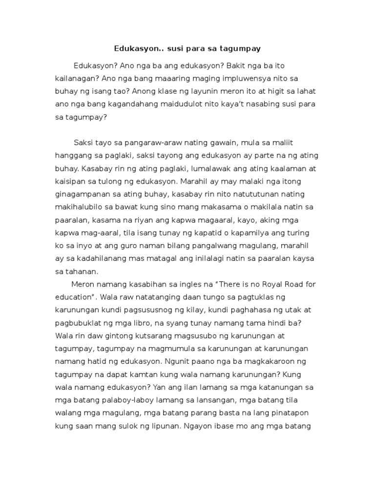 Talumpati Tungkol Sa Ina  Reynaldo Rey