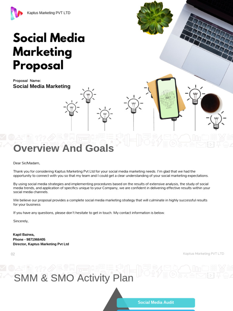Social Media Marketing Proposal by Kaptus | PDF | Popular Culture ...