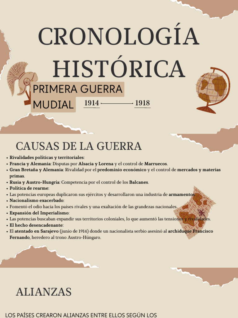 Causas y Consecuencias de la I Guerra Mundial | PDF | Austria Hungría ...