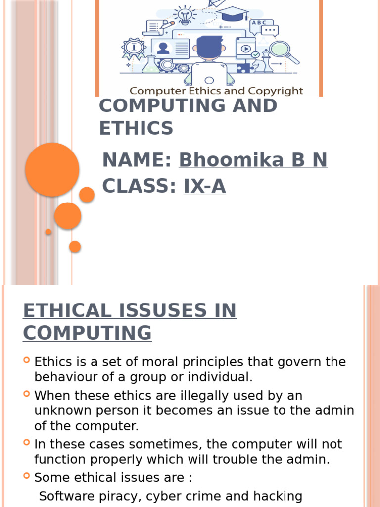 Computing And Ethics Pdf Games Activities Computers