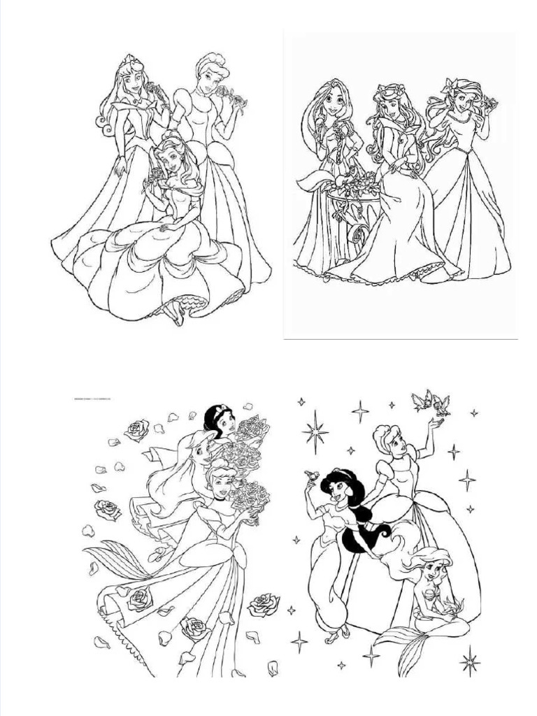 Mewarnai Princess | PDF