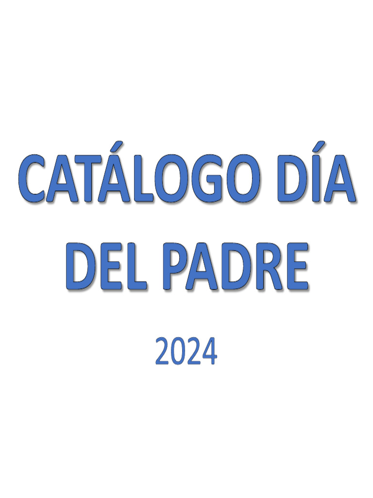 Catalogo Dia Del Padre 2024 V2 | PDF