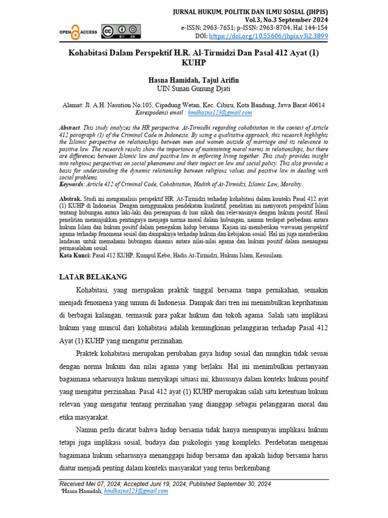 Artikel Hasna Uin Bandung | PDF