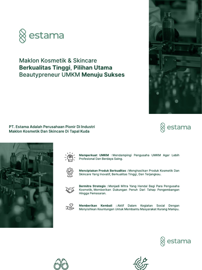Company Profile Estama | PDF | Karier & Perkembangan