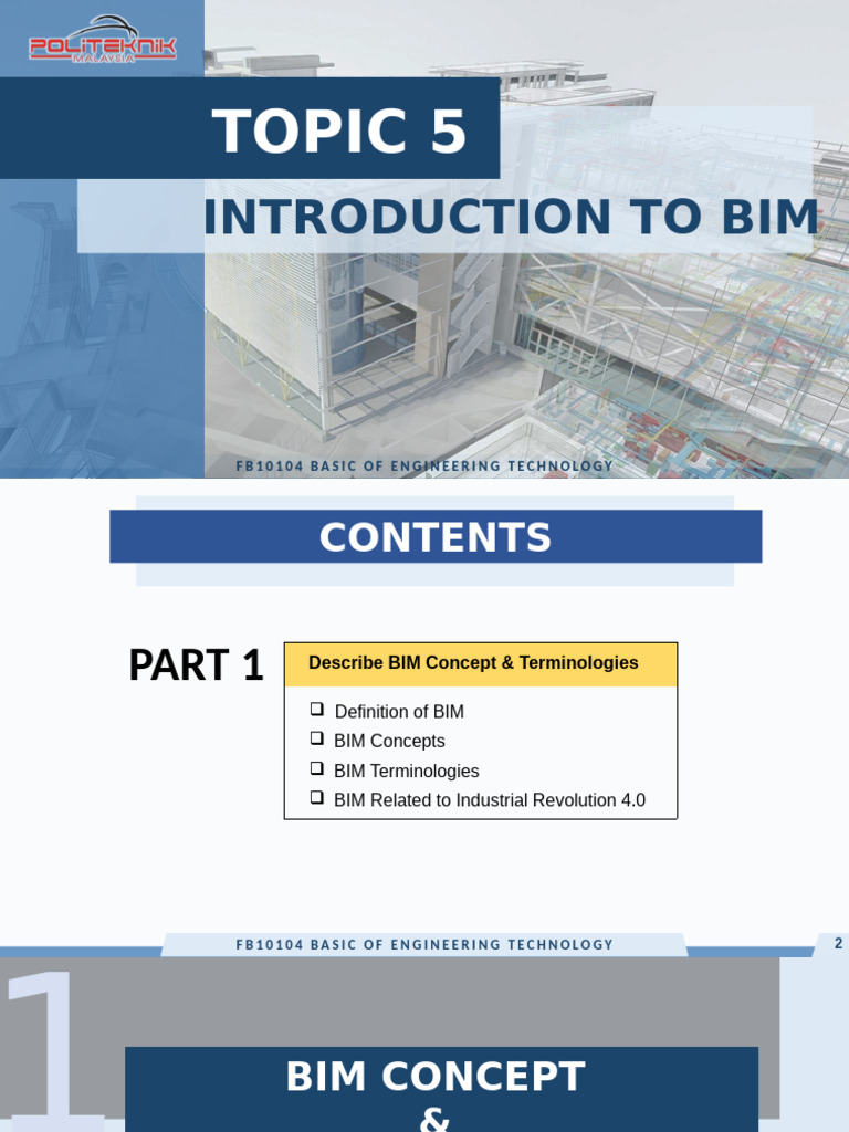 Introduction to BIM Concepts and Terms | PDF | Building Information ...