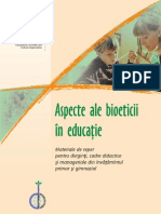 Aspecte Ale Bioeticii Educatiei