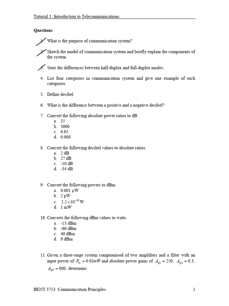 Telecommunications System Basics | PDF | Technology & Engineering