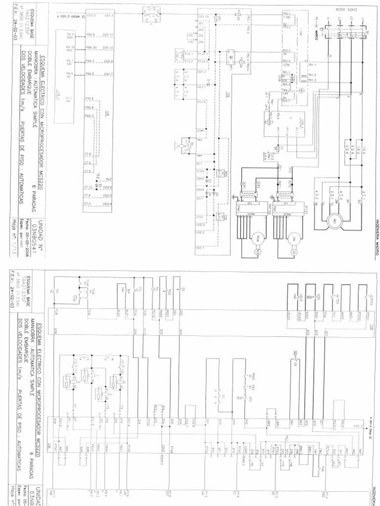 BUENO Maniobra OTIS Microproc - MCS220 | PDF