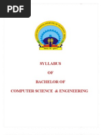 Syllabus Btech Cse