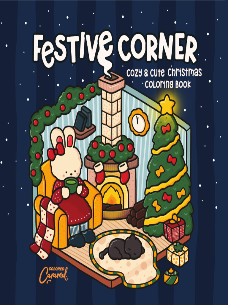 Christmas Cozy Coloring Book | PDF