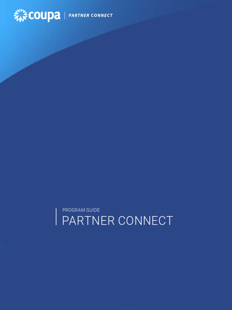 Coupa-Partner Connect Program Guide | PDF