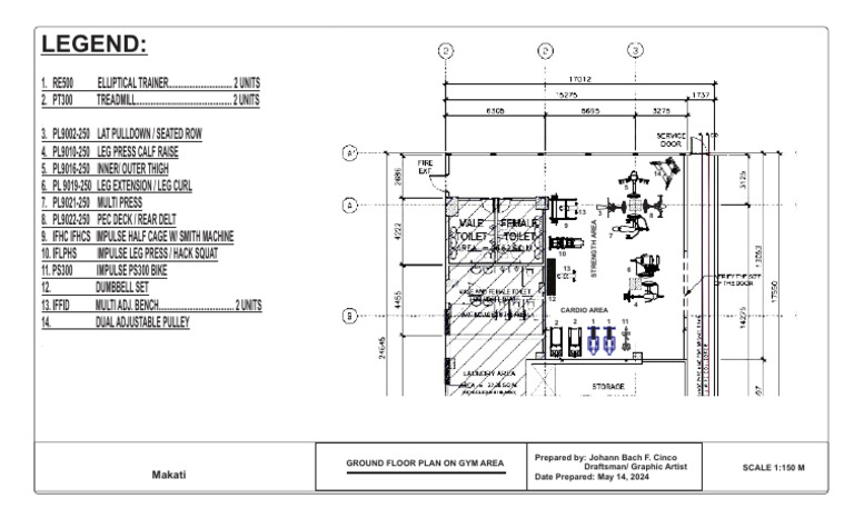 Gym Layout - Presentation-Layout by JFC | PDF | Weight Training ...