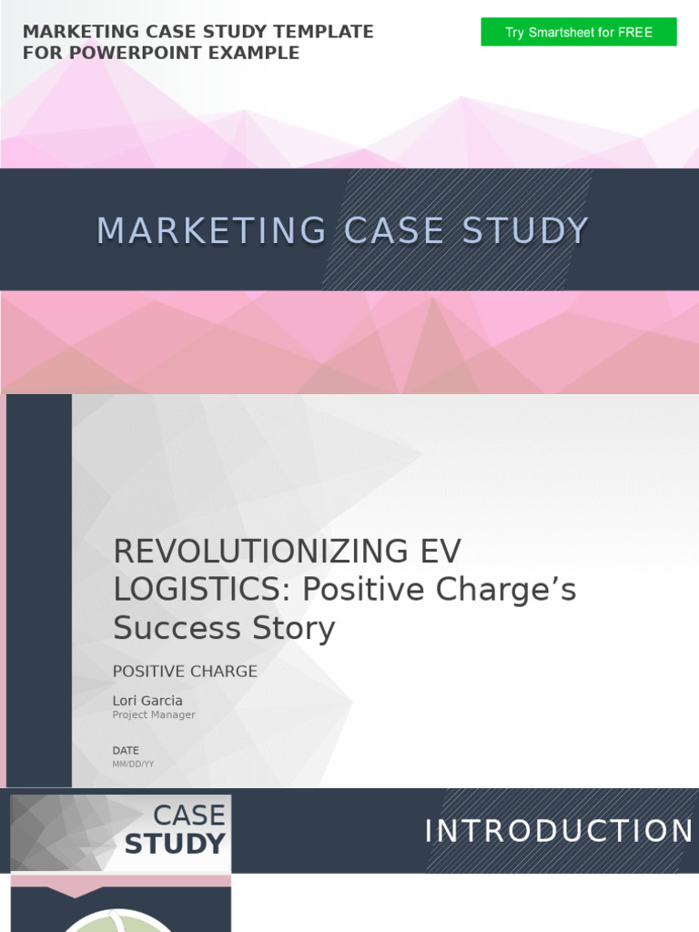 IC Marketing Case Study Template For Powerpoint Example - Powerpoint ...