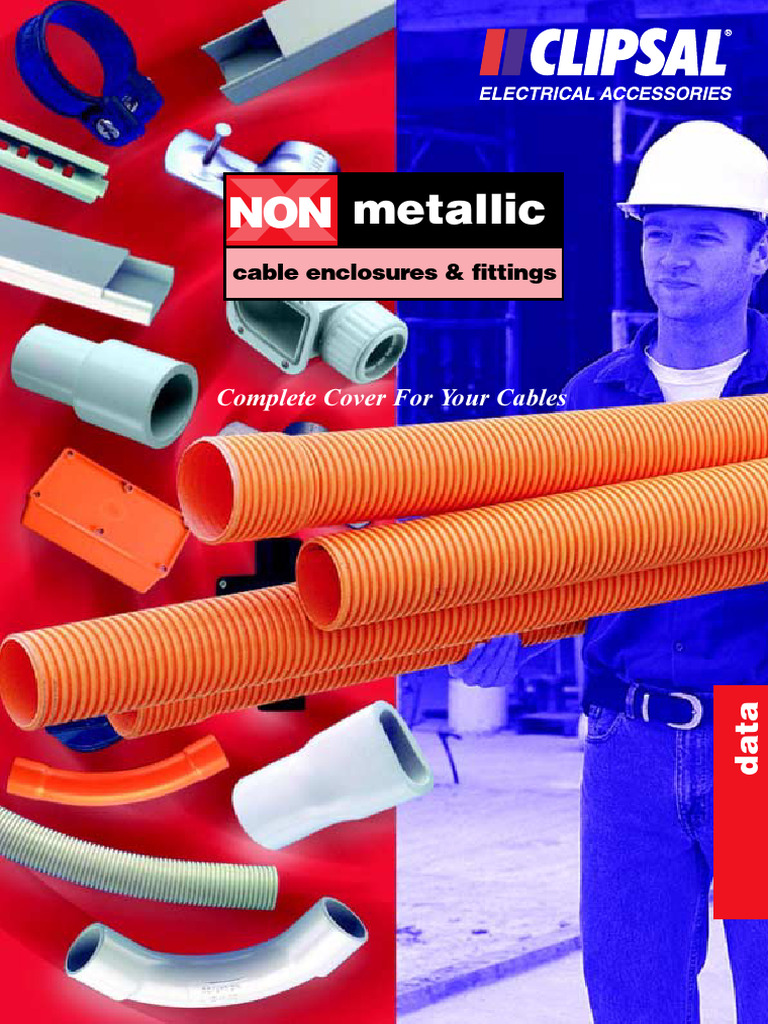 Clipsal Conduit and Fittings Catalogue | PDF | Electrical Wiring | Pipe ...