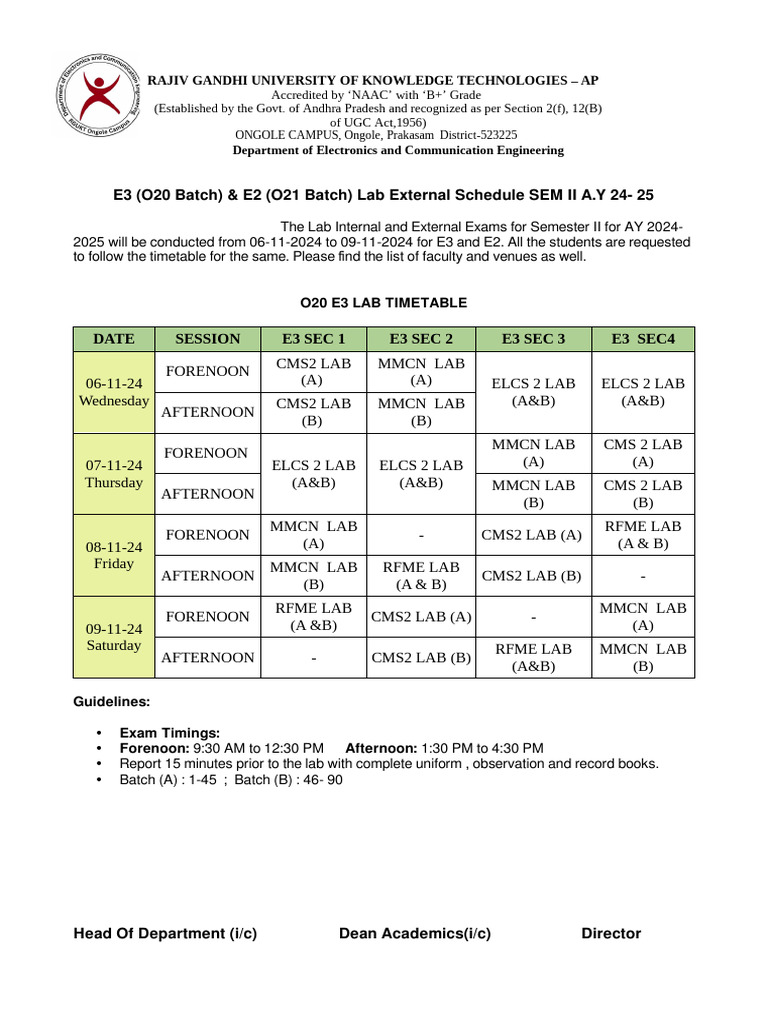 External Lab Schedule For AY 24-25-1 | PDF | Computer Science ...