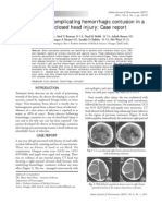 Brain Abscess from Head Injury Case